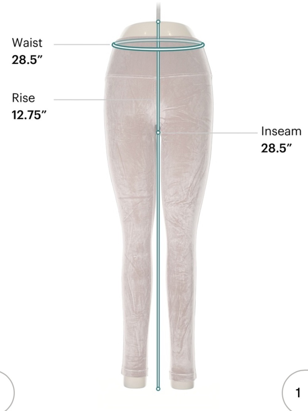 lululemon Crushed Velvet Leggings in Dusty Rose - Picture 5 of 7